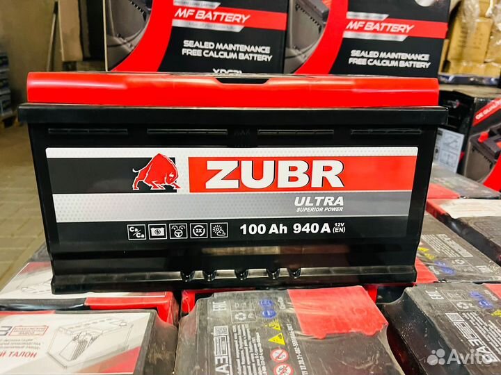 Аккумулятор 100 ач Zubr Ultra 940а