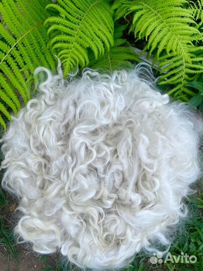 Белый козий пух Козьи волокна