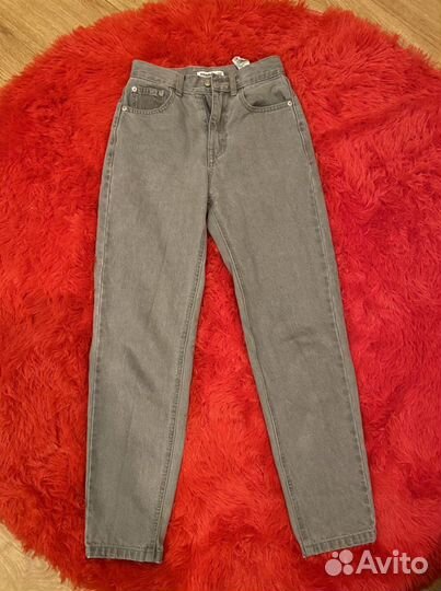 Джинсы mom pull and bear xs