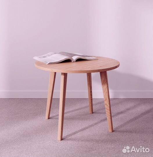Круглый журнальный столик
