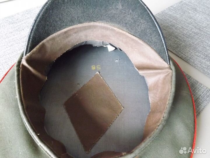 Фуражка военная зеленая р.56 б\у