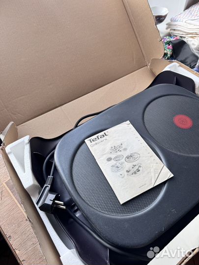 Электроблинница tefal сrep party dual 2 в 1