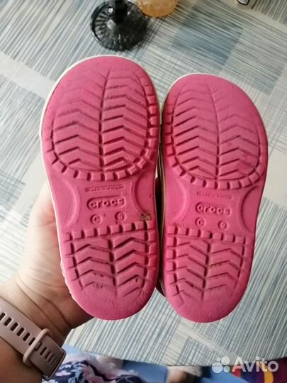 Crocs детские 26 размер + кроссовки летние