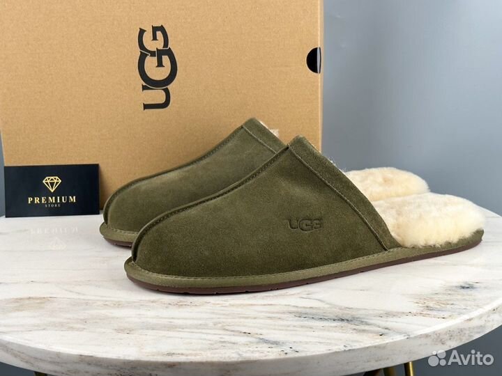 Тапочки мужские UGG Scuff Slipper Burnt Olive