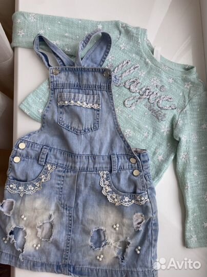 Детские вещи пакетом на девочку 98 104