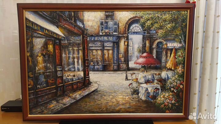 Картина маслом на холсте в раме