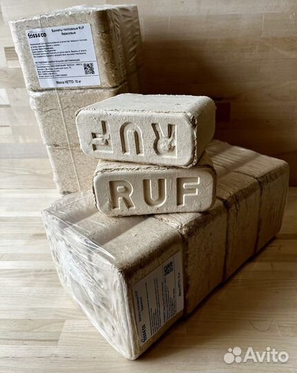 Топливные брикеты ruf береза