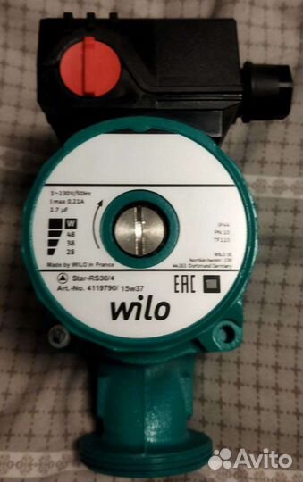 Насос Wilo Star RS 30/4