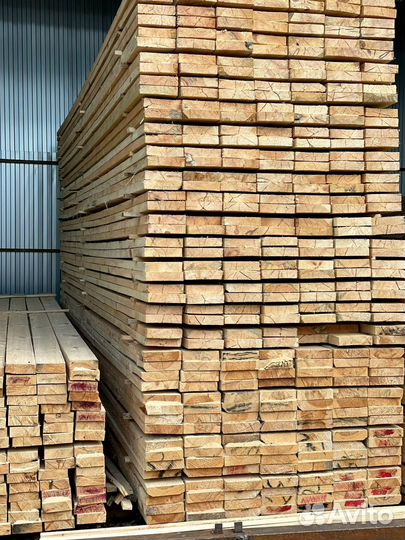 Доска обрезная 50х150х6000мм 1 сорт ГОСТ