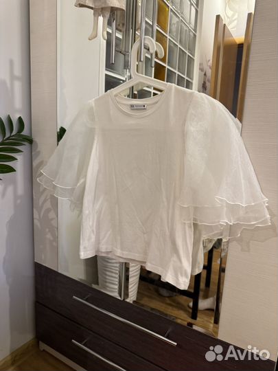 Блузка футболка zara