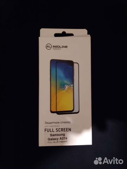 Защитное стекло на samsung A21s