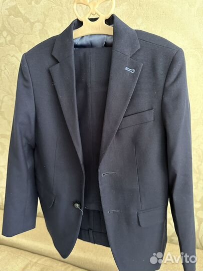 Школьный костюм для мальчика 140 синий