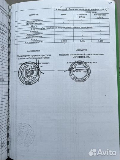 Договор аренды лесного участка