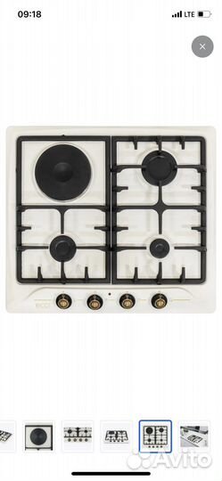 Варочная панель комбинированная