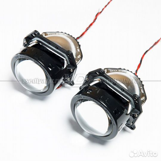 Светодиодные линзы Aozoom A3+ Bi-Led (комплект 2 ш