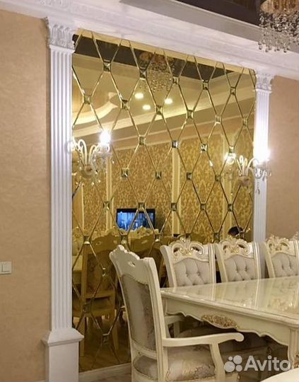 Изготовление зеркального панно