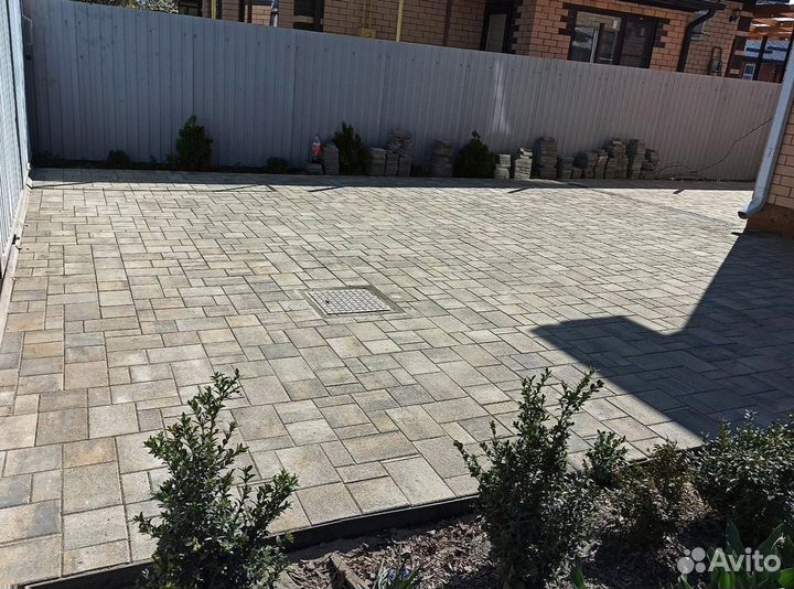 Тротуарная плитка цветная