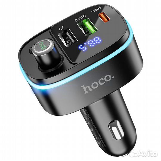 FM modulator hoco E62 Bluetooth,USB,быстрая зарядк