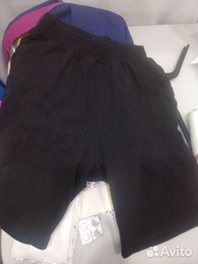 Черные шорты размер 152