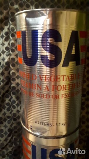 Банка из под масла США 1991год