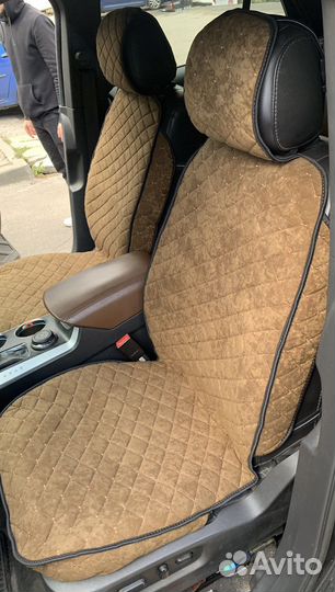 Накидки на сиденья (Пара) Алькантара