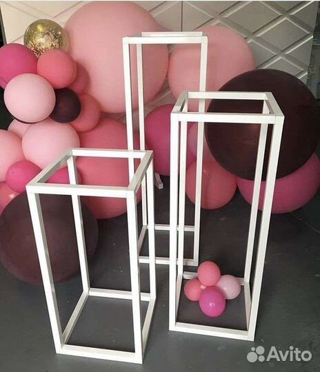 Металлические стойки для свадьб, банкетов