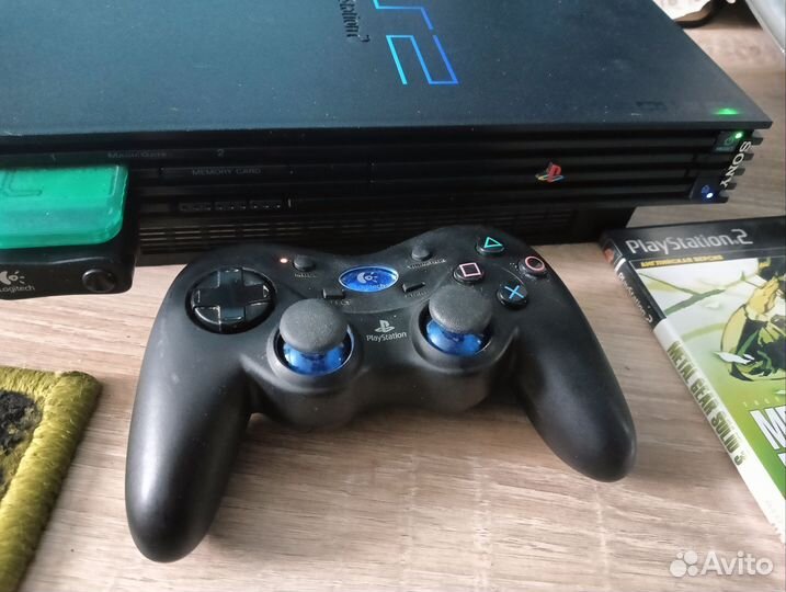 Sony PS2 fat Midnight Black + HDD 250Gb
