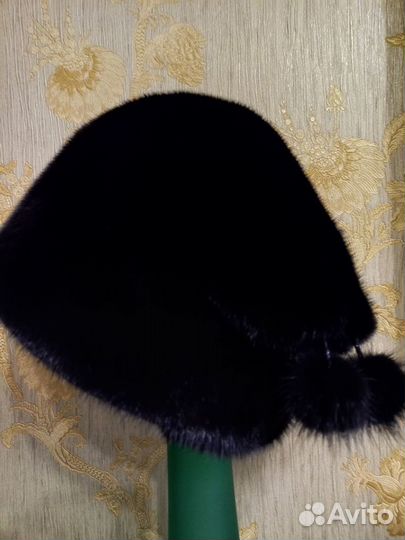 Шапка норковая женская