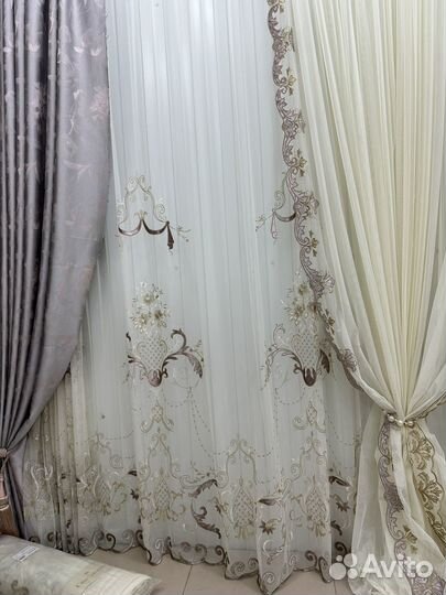 Комплект шторы и тюль