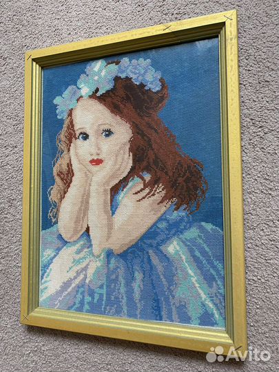 Картина вышитая крестом