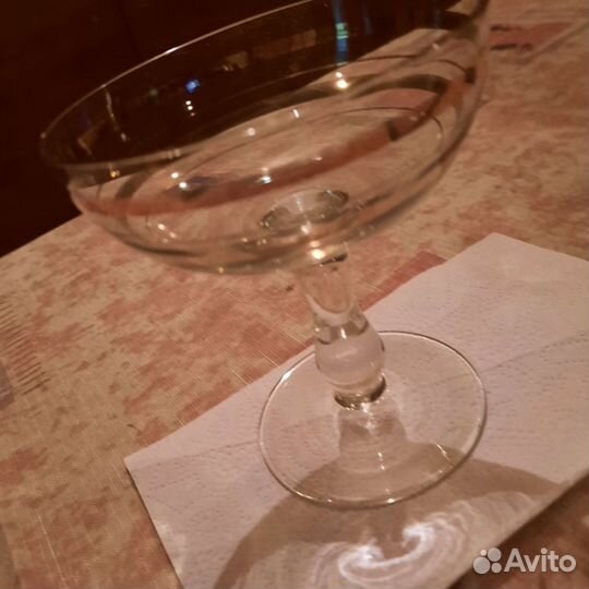 Ваза для фруктов на ножке СССР