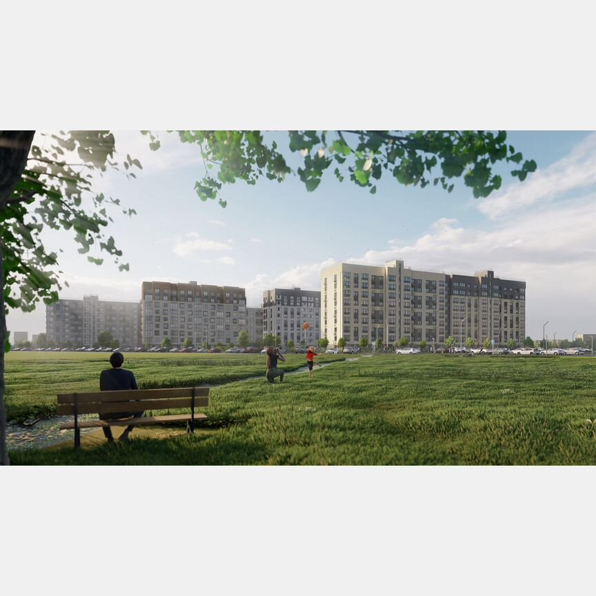 3-к. квартира, 72 м², 6/9 эт.