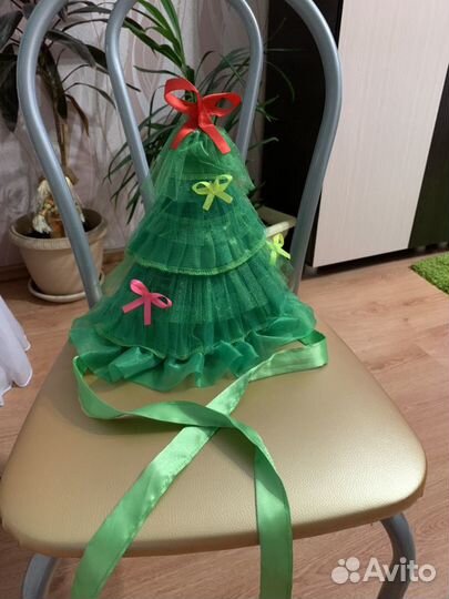 Новогодняя шапка к костюму Елочка