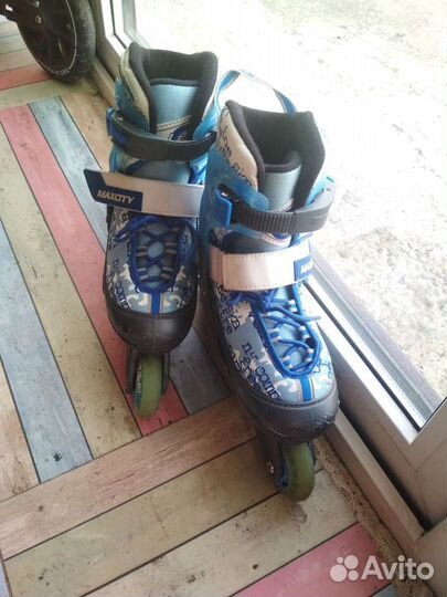 Роликовые коньки детские раздвижные