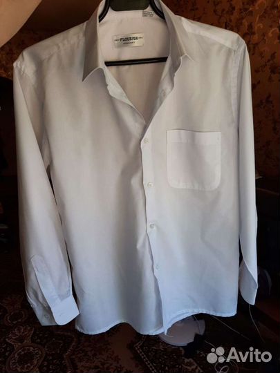 Рубашка белая детская на 14 лет (164 см)