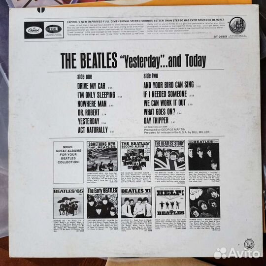 The Beatles Yesterday and Today lp usa