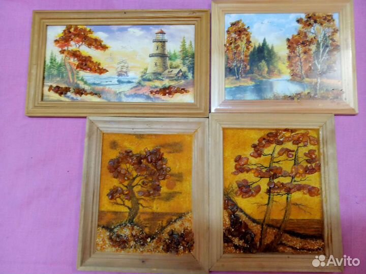 СССР картины с Янтарем рог