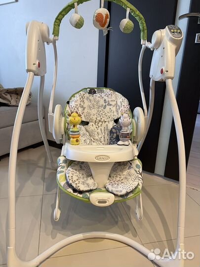 Детские электронные качели для новорожденных