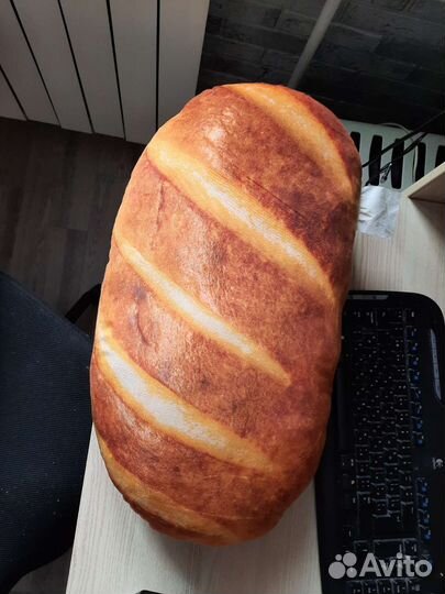 Игрушка-подушка Батон. Декоративная подушка, 55 см