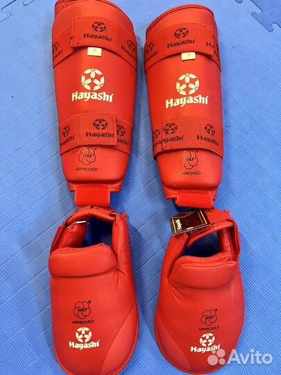 Защита голени стопы для карате