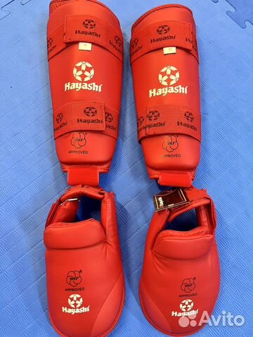 Защита голени стопы для карате