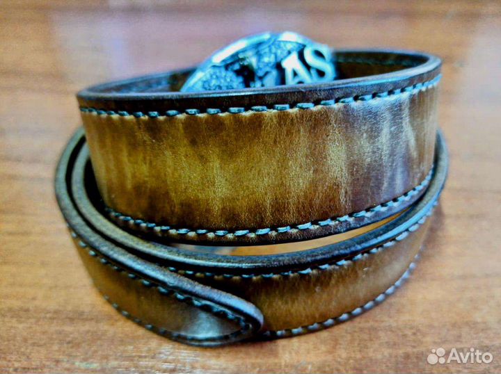Кожаные ремни ручной работы любой длинны