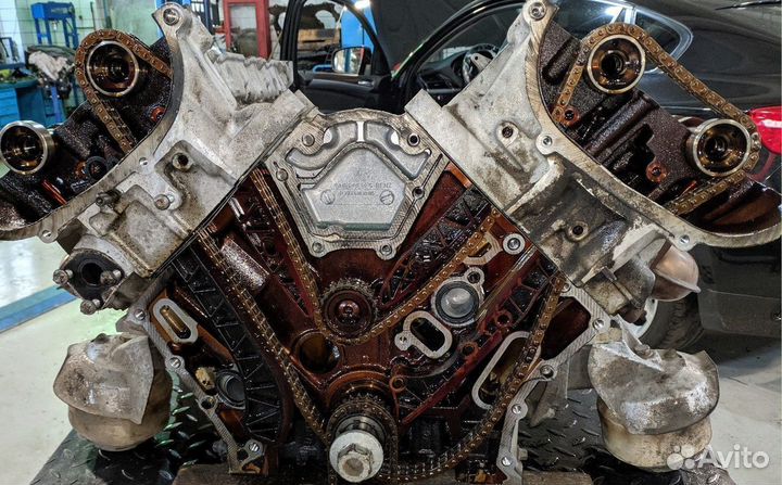 Mercedes Замена цепи грм OM642