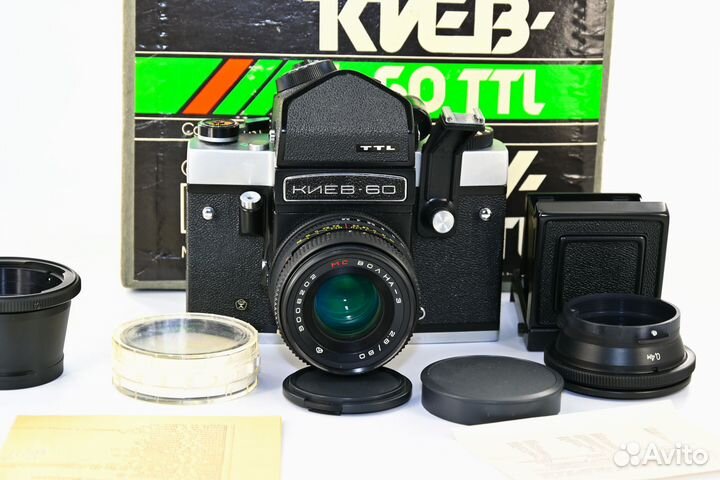 Киев-60 средний формат пленочный фотоаппарат СССР