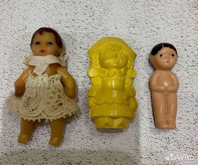 Пупсы, игрушки целлулоид ссср, гдр