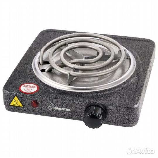 Плитка электрическая homestar HS-1103 1000Вт 1 кон