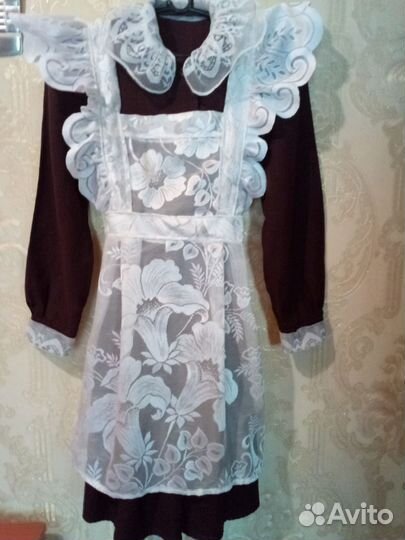 Белый фартук 40-46 раз