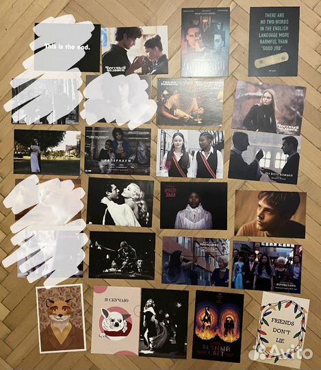 Открытки чистые. Кино. Посткроссинг. Тарковский