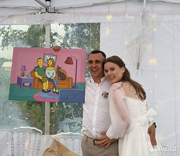 Портрет в стиле симпсонов