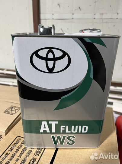 Масло трансмиссионное toyota atf ws